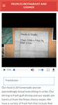 Mobile Screenshot of peoplesrestaurant.com